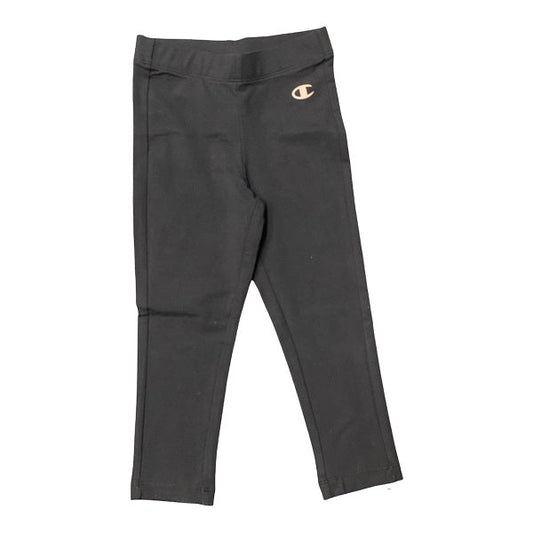 Champion pantalone sportivo da ragazza Leggings 404239 KK003 NBK confezione doppia nero