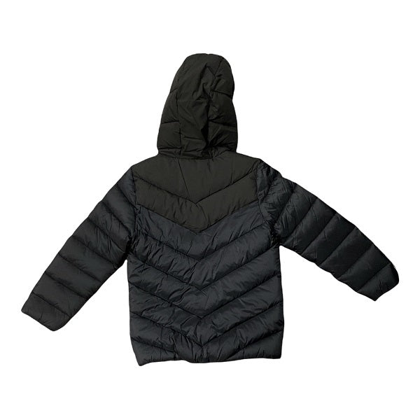 Champion giubbotto con cappuccio da ragazza 404247 KK001 NBK nero