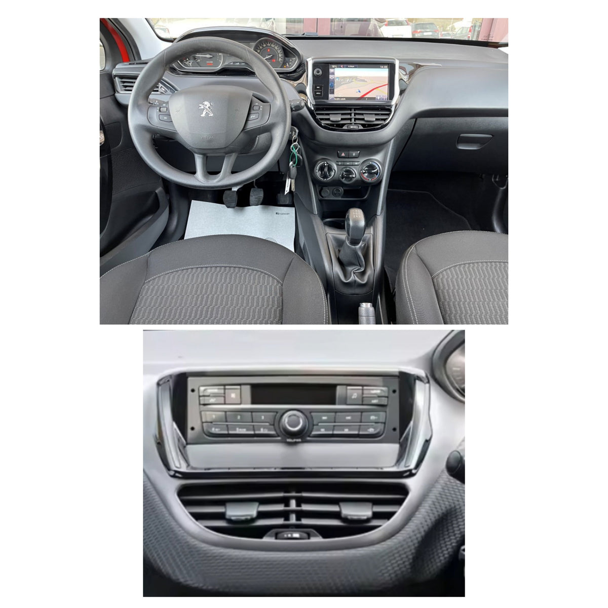Autoradio per Peugeot 208/2008 11.8" 2K (2012-2019) Android, Bluetooth, CarPlay, Android Auto, 4/64GB Ram