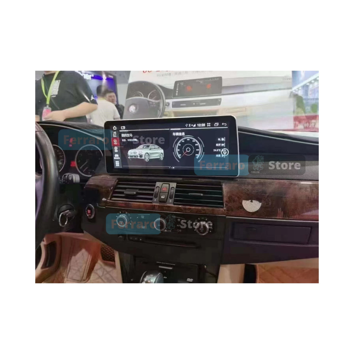 (PRENOTA) Autoradio per BMW Serie 5 E60 12.3" (2003-2010) Android, Bluetooth, CarPlay, Android Auto, 4GB/8GB Ram