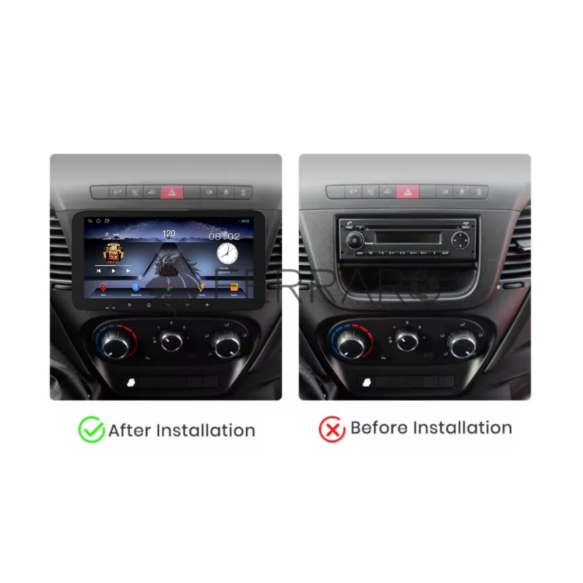 Car Radio for Iveco Daily 10.35" (2013-2021) Android, Bluetooth, CarPlay, Android Auto, 4/64GB RAM