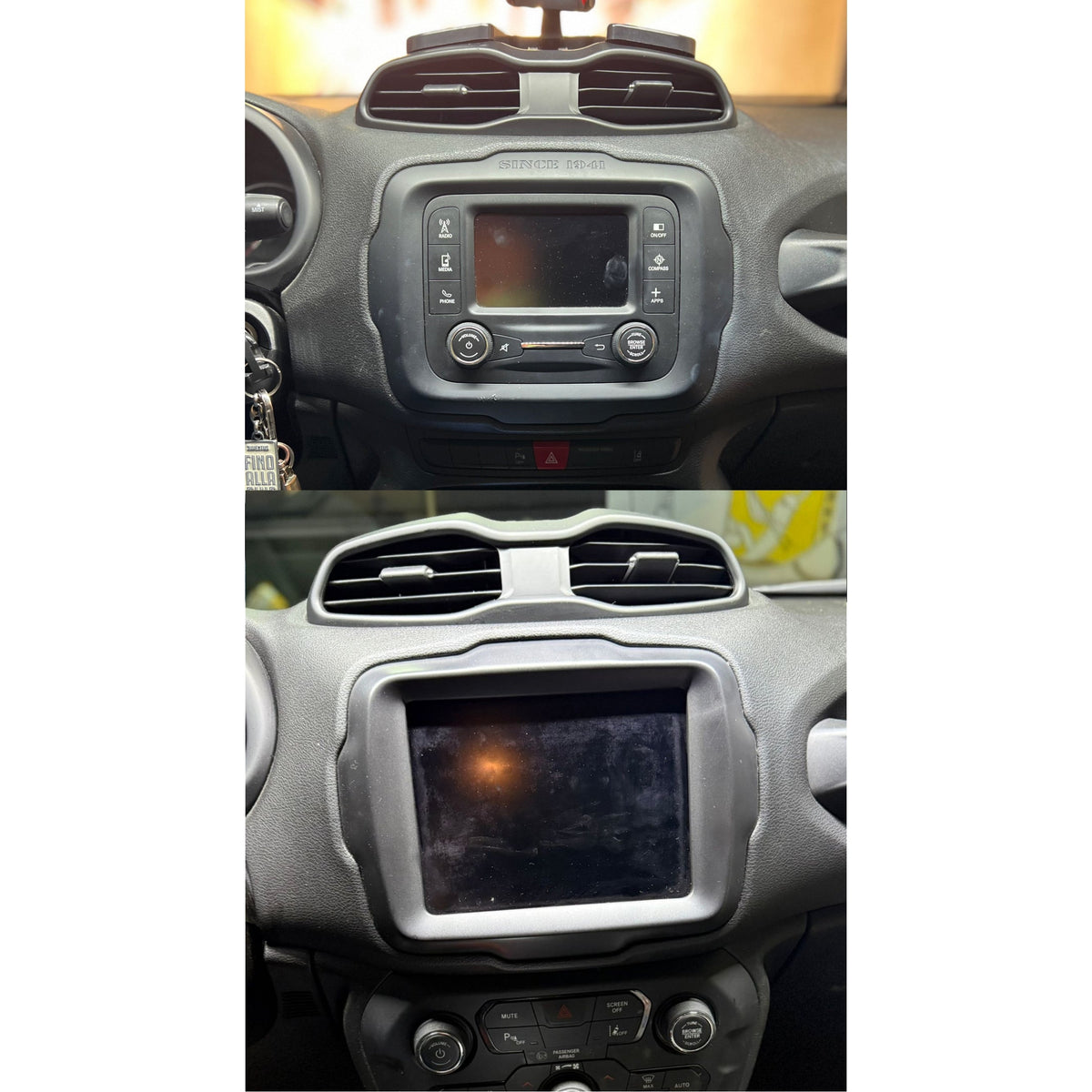 Autoradio per Jeep Renegade 10" Android, Bluetooth, CarPlay, Android Auto, 4/64GB Ram
