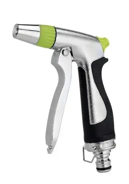 Pistola in metallo cromato reg.le