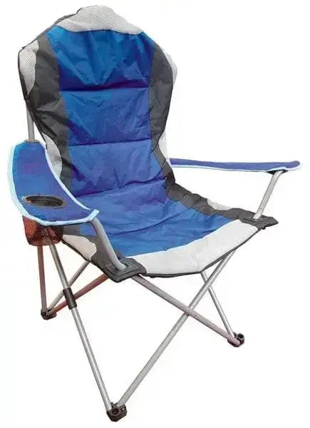 Klappbarer Campingstuhl, blau