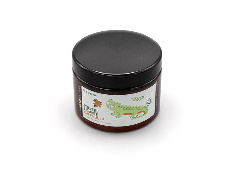 Bio-Waschpulver mit Calendula – Babypflegeserie – Sanftes Bad für Neugeborene und empfindliche Haut – 250 g