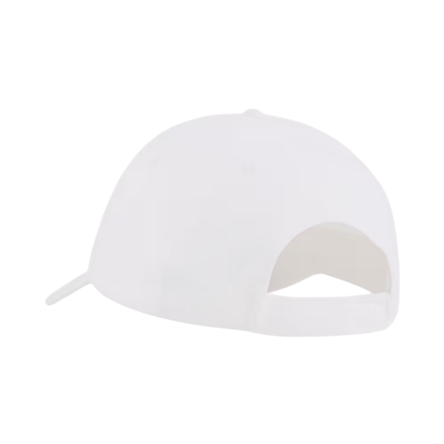 Puma cappello con visiera con logo Cat ricamato 025998-02 bianco