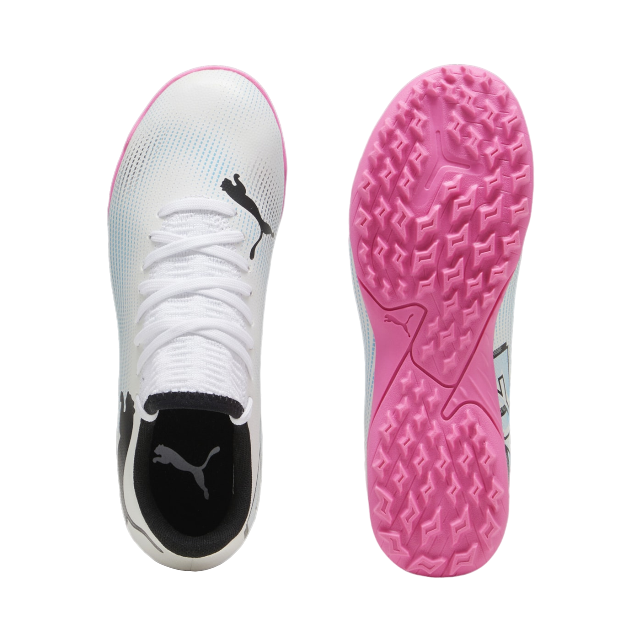 Puma Scarpa Calcetto Ragazzo Future 7 Play TT 107737-01 Bianco