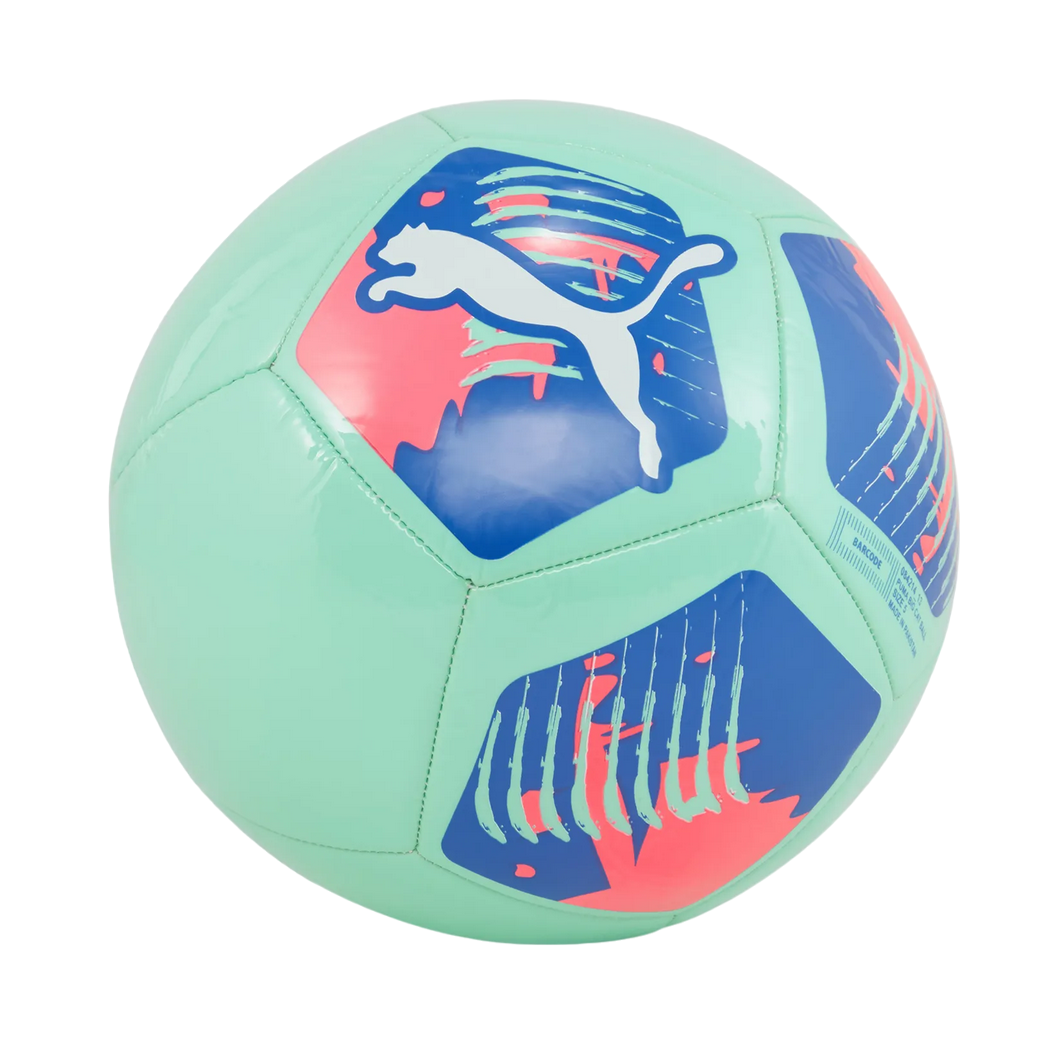 Pallone Calcio Puma Big Cat Verde Menta Blu Misura 5