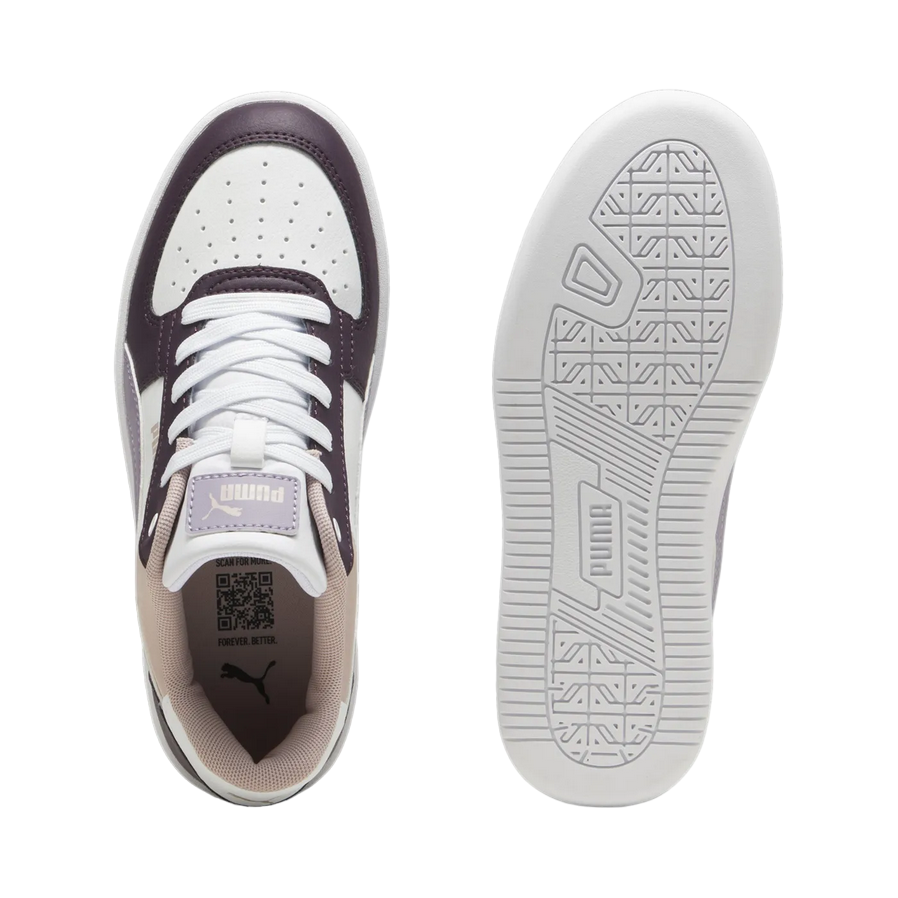 Puma Caven 2.0 Block Sneakers Junior Prugna Bianco - 394461-11