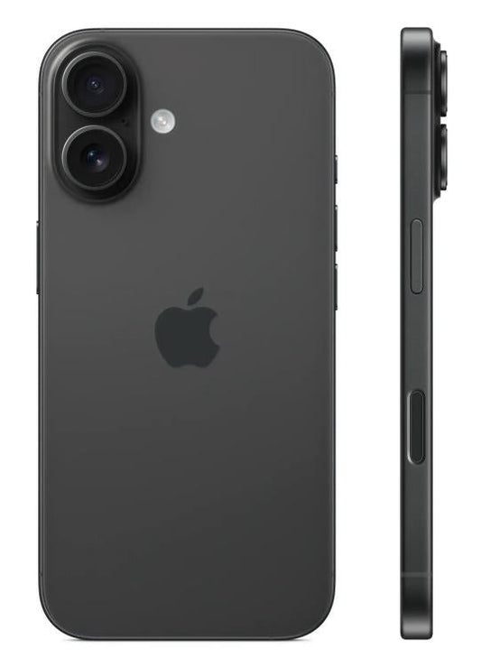 APPLE IPHONE 16 128GB OLED 6.1" BLACK NERO EU MYEK3QL/A - 12MP DUAL ESIM 5G