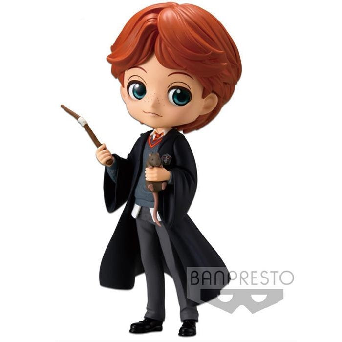 Banpresto Q Posket Harry Potter Ron Weasley mit Krätze Bandai Figur 14cm