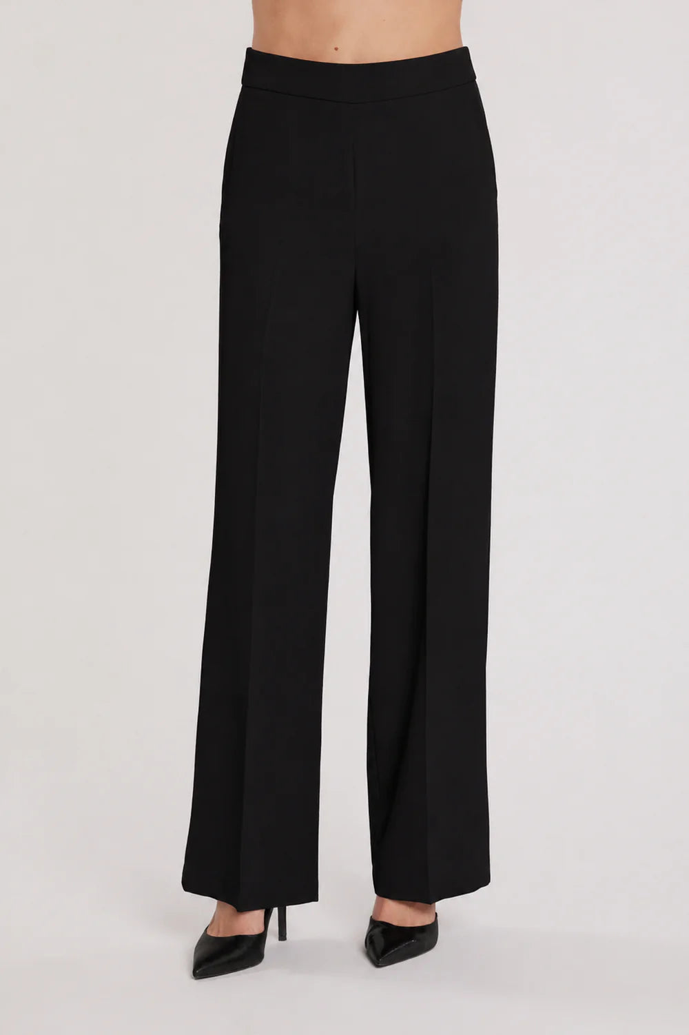 Relish Pantalone Donna Vita Alta Palazzo Nero - RDP2607006025