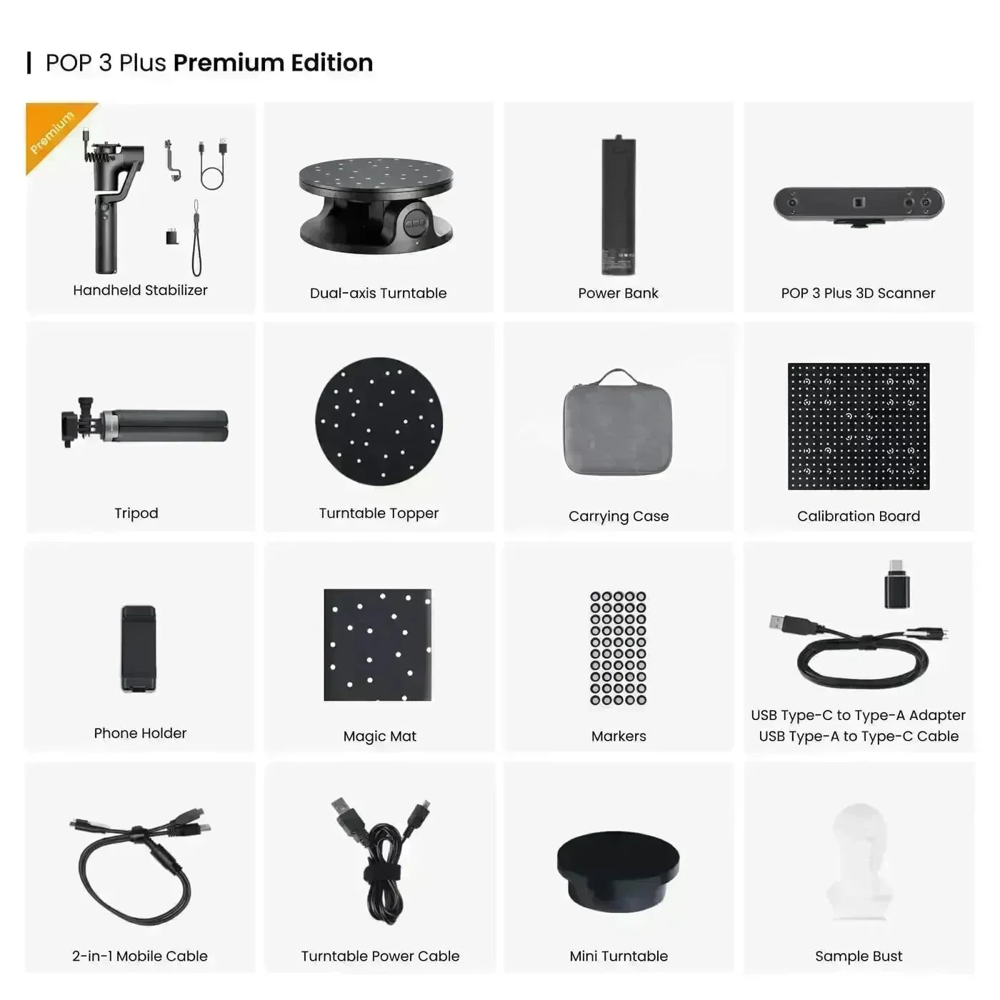 REVOPOINT POP 3 PLUS SCANNER 3D