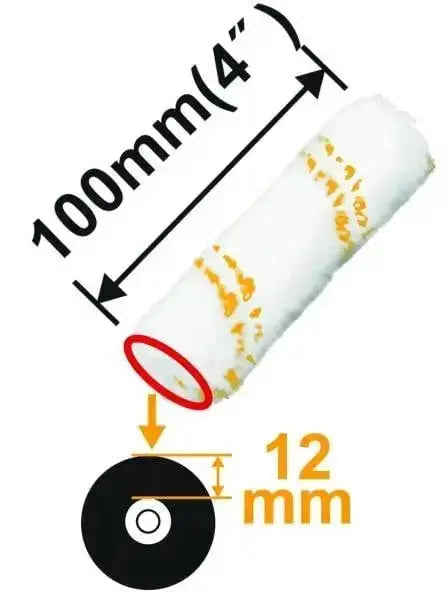Mikrofaser-Ersatzwalze 10 cm Ingco