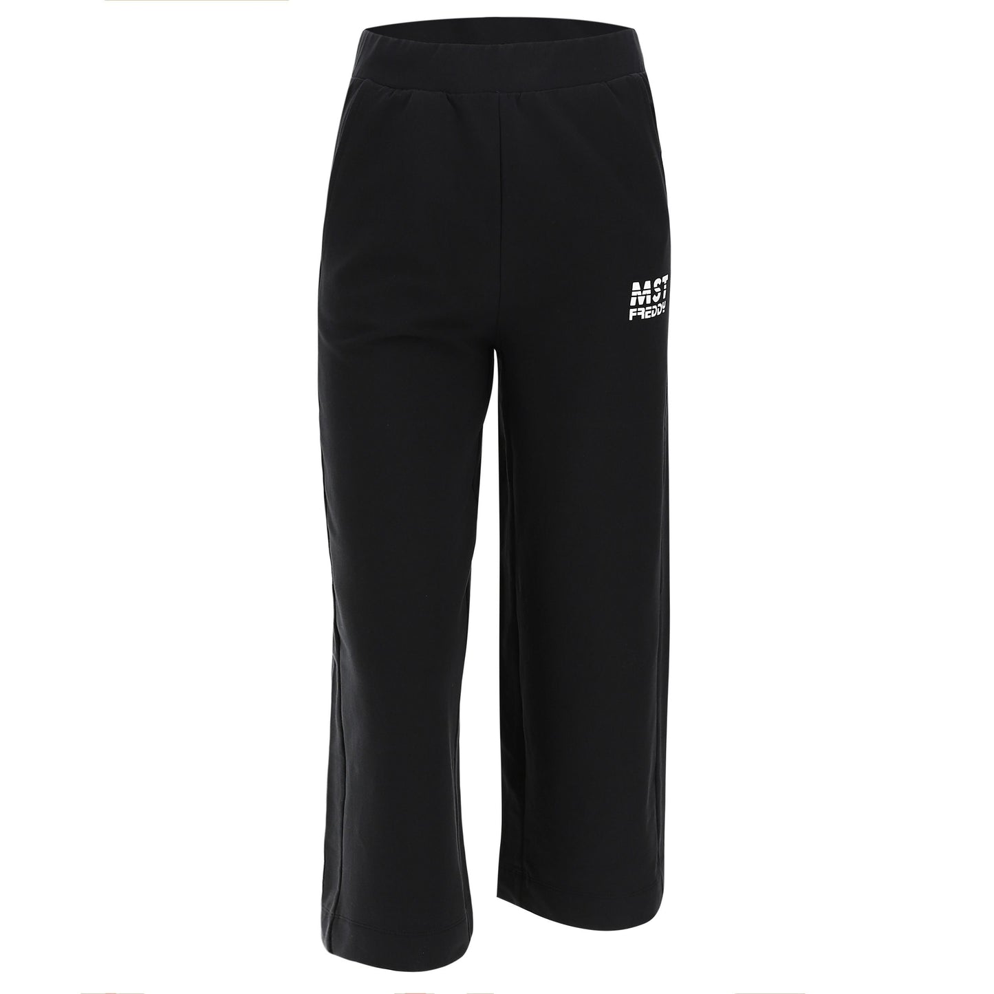 Freddy Pantalone Palazzo in Felpa Elasticizzata S2WMAP5 black
