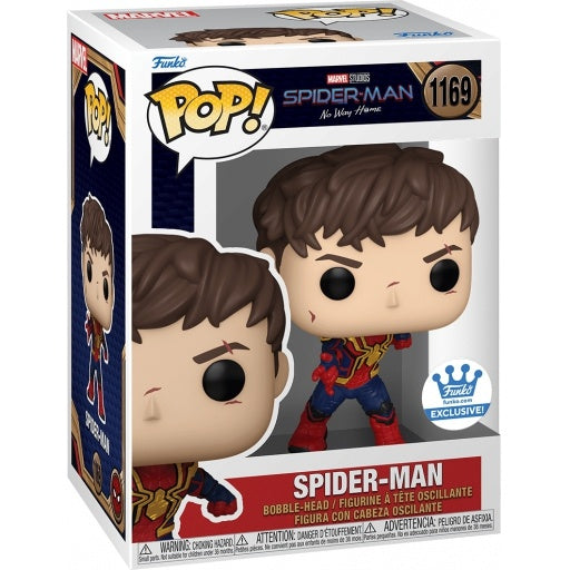 Funko Pop! Marvel No Way Home – Spider-Man (1169) unmaskiertes Vinyl Special