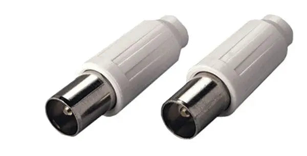 Koax-Stecker 75 Ohm geschirmt (Bl. 2 Stk.)