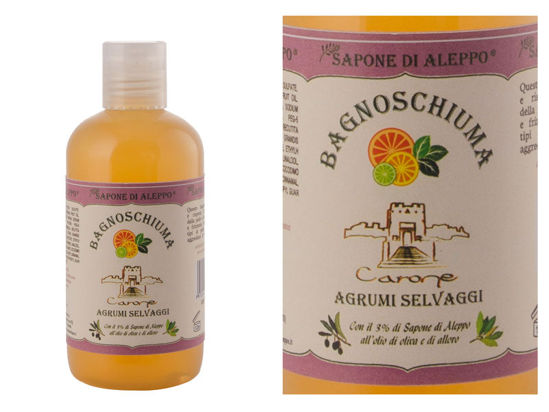Aleppo Soap Wild Citrus Shower Gel Delicate With Rice Starch 250 ml