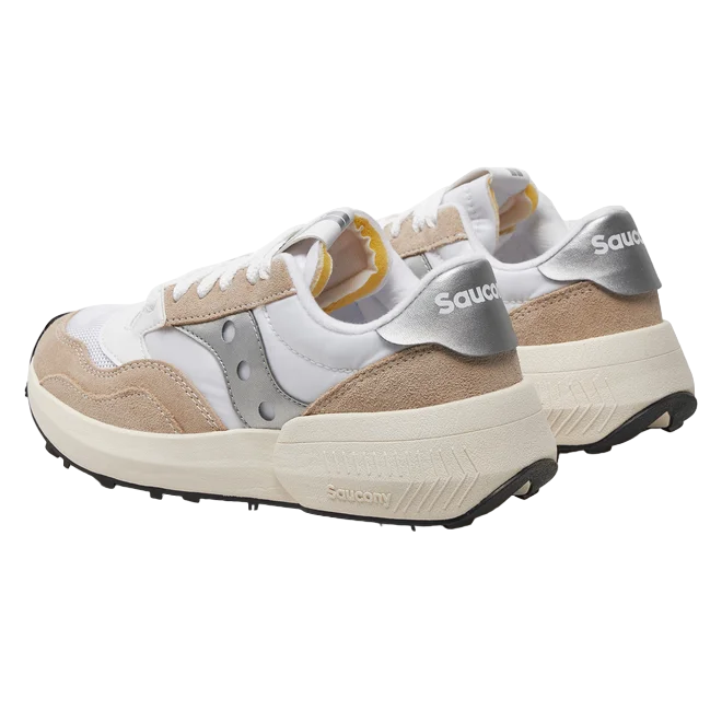 Saucony Jazz NXT Sneakers Lifestyle Donna Bianco Argento - S60790-11