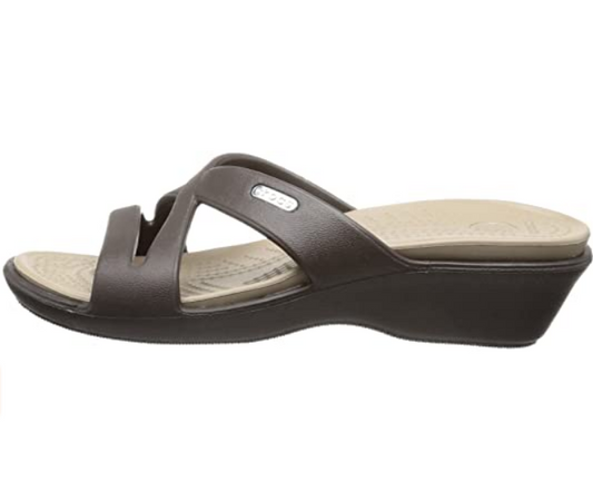 Crocs sandalo da donna con rialzo Patricia II 11661 espresso