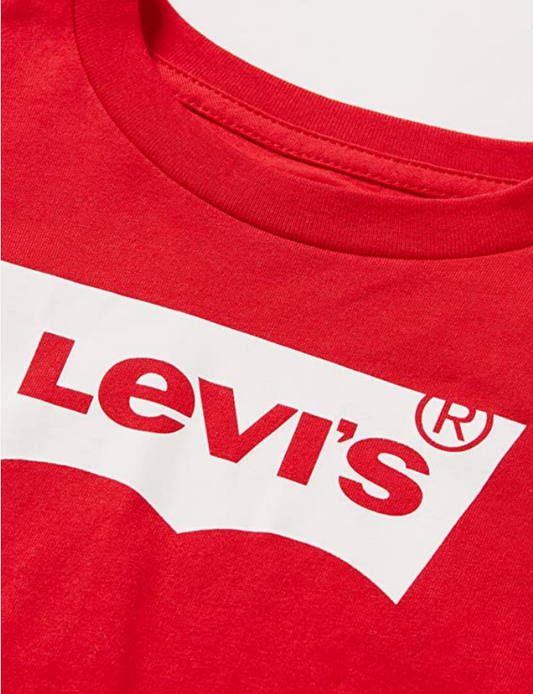 Levi's Kids T-shirt da bambino manica lunga Batwing Tee 8E8646-R6W red