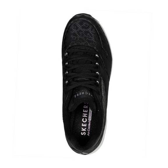Skechers Uno 2 In Kat Neato 155642-BLK Lifestyle Sneakers Donna Nera