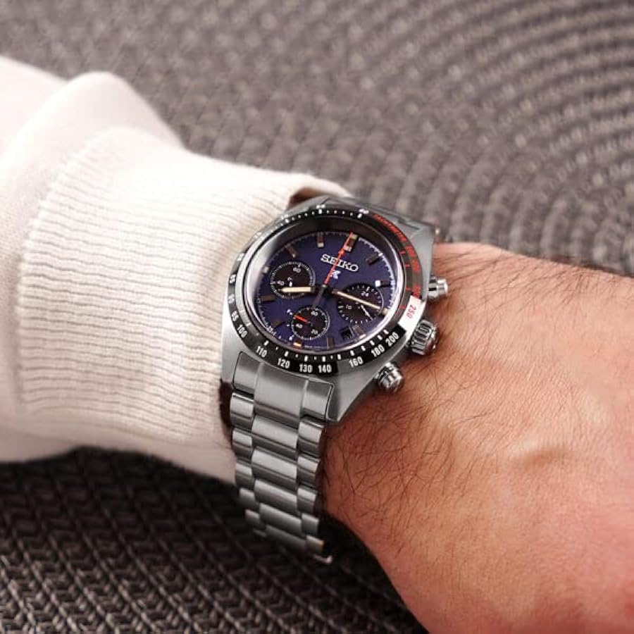 Seiko SSC815P1 – Cronografo Solare – Quadrante Blu – Cassa rotonda 39 mm – Codice SSC815P1