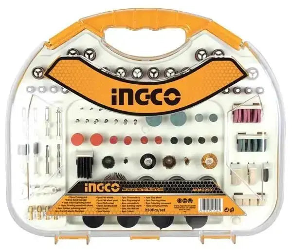 Set 250 accessori per minitrapani ingco
