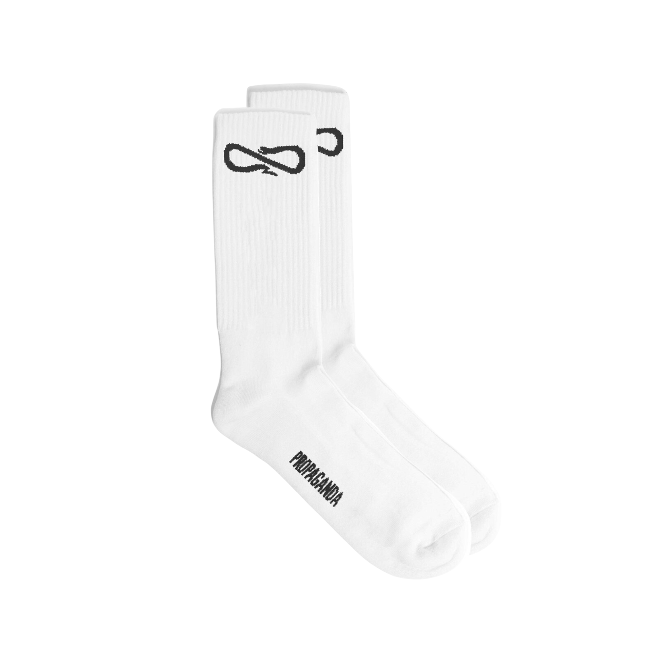 Propaganda calzino unisex con Logo Classic 25SSPRAC431 bianco. Taglia Unica