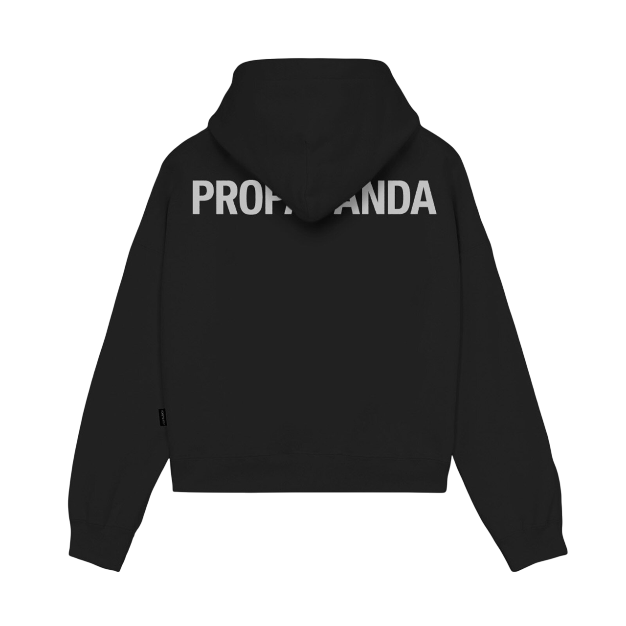 Propaganda felpa corta con cappuccio da donna Logo Classic 25SSPRFE388 nero