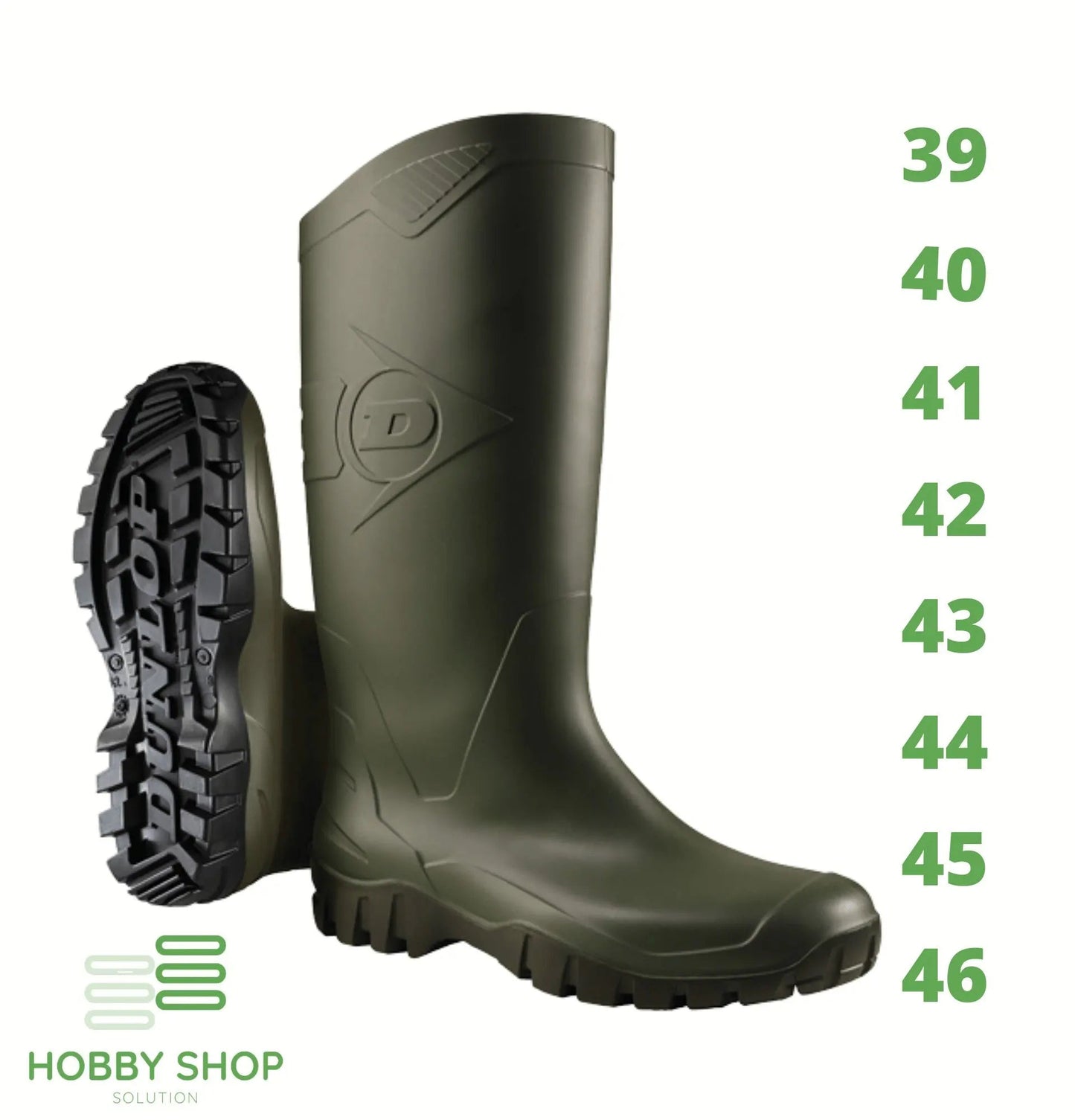Stivali Dunlop Dane Ginocchio - PVC robusto, suola antiscivolo
