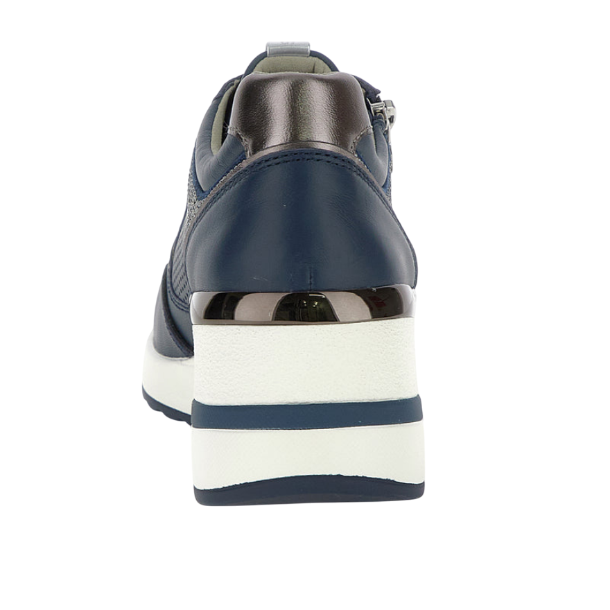 Stonefly scarpa sneakers da donna Mina nappa 222494 144 blu