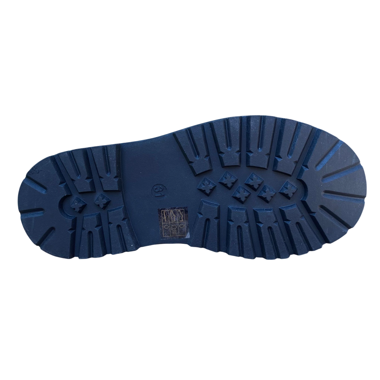 Cult Stivaletto Nero Ragazza 7 Fori T-388A 3540 con Borchie e Rouge