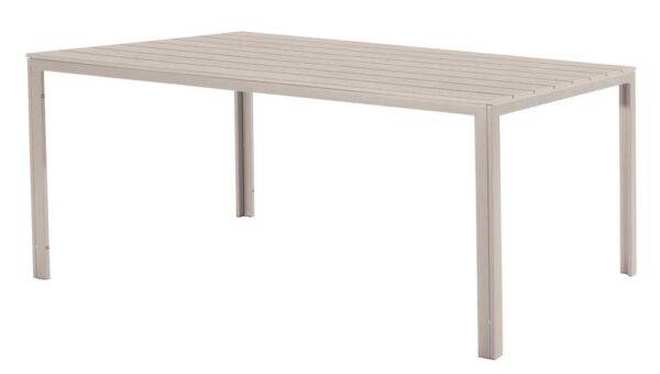 Tisch Tenerife 156x78x77h Beige Holzoptik mit Metallgestell