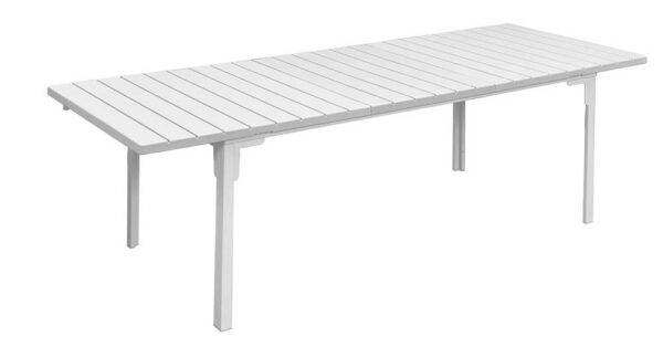 Tavolo Tenerife Allungabile 180/240x90x76h Effetto Legno Bianco