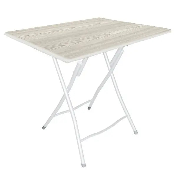 Klappbarer Tisch 80x60x75h weiß alpes
