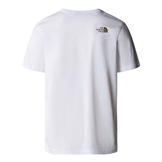 The North Face maglietta manica corta da uomo Rust 2 NF0A87NWFN41 bianco