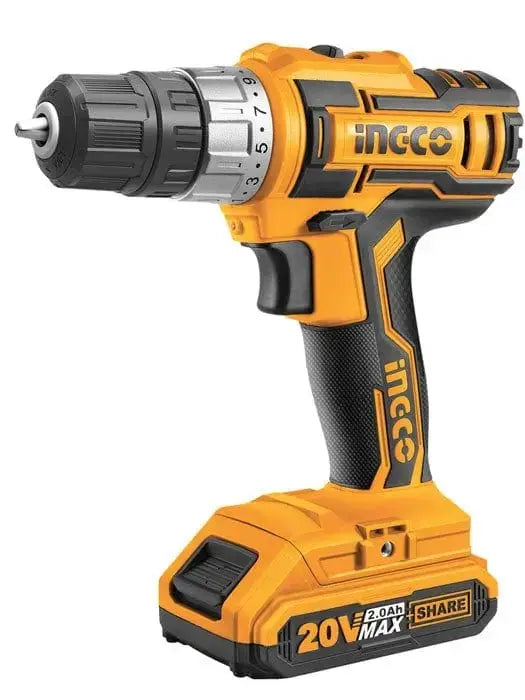 Bohrhammer-Set mit 2 x 20V Akkus + Ladegerät Ingco