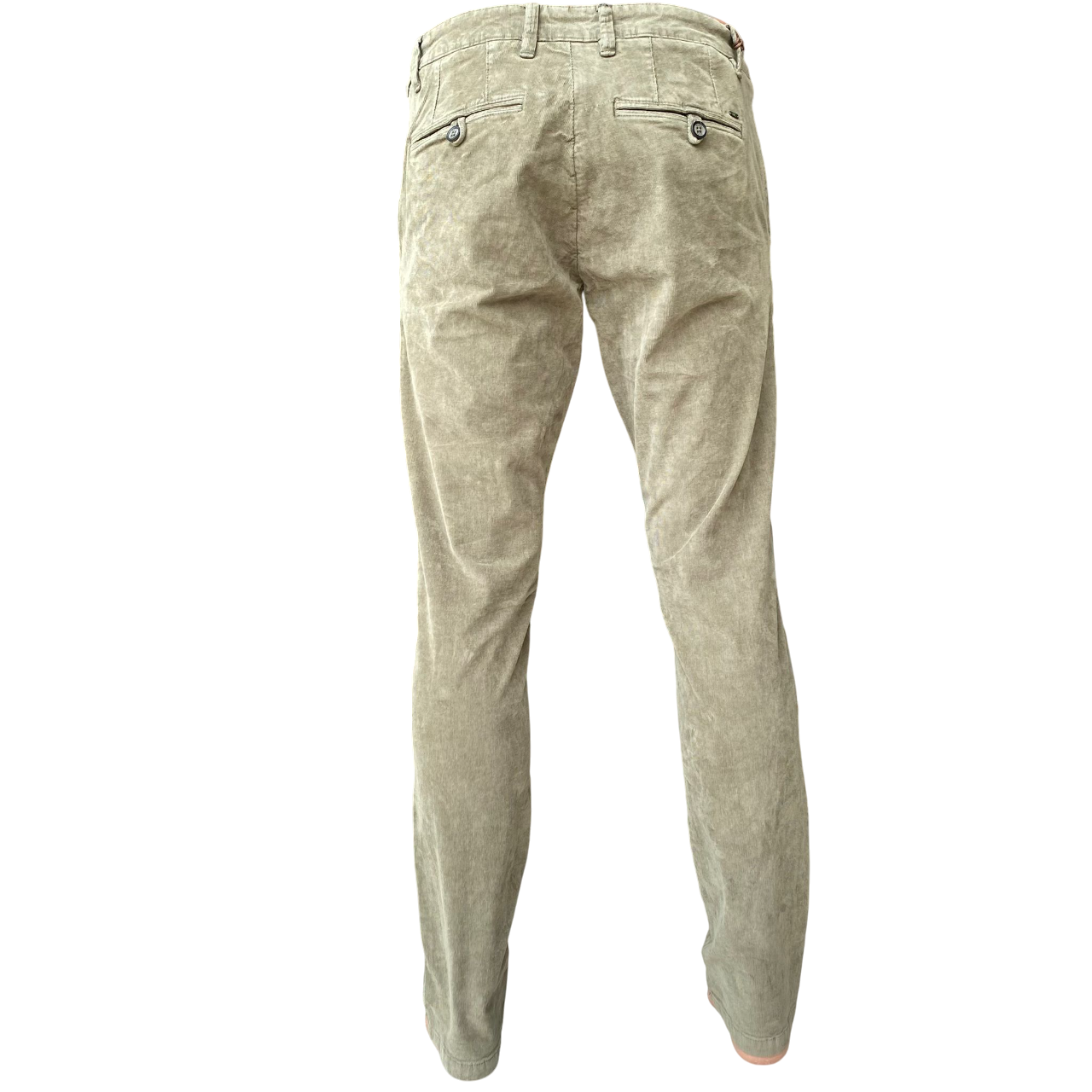 Trez Pantalone Uomo Velluto Millerighe M49592 408 PROT-CORD Verde – elegante, comfort, moda uomo