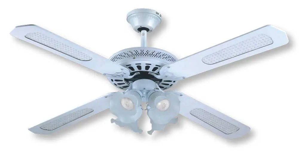 Deckenventilator mit Licht 4 MDF-Flügel – 65W Weiß Ø105 cm