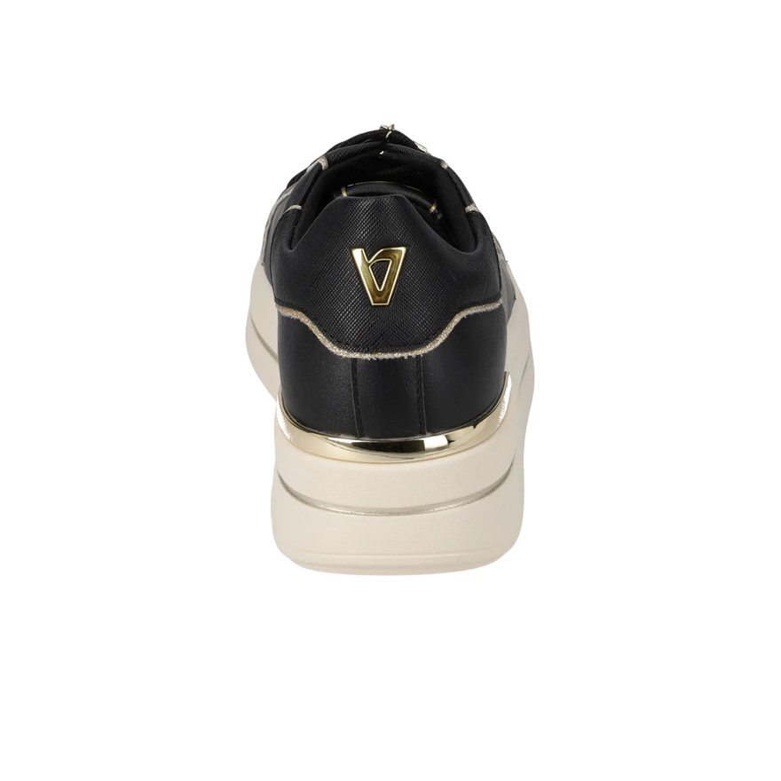 Valleverde 35480 Scarpe Donna Black - Sneakers Comode in Pelle con Design Elegante