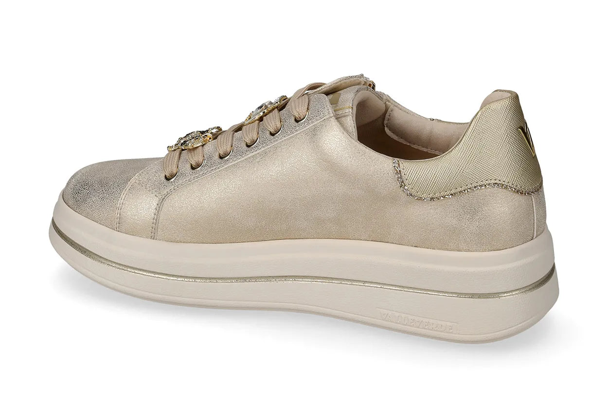 Valleverde Sneakers Lifestyle Donna Zeppa Gold – 35492B