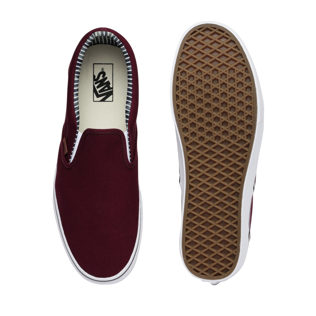 Vans Classic Slip on Unisex Tela VN0003Z4IA6 | Sneakers bordò