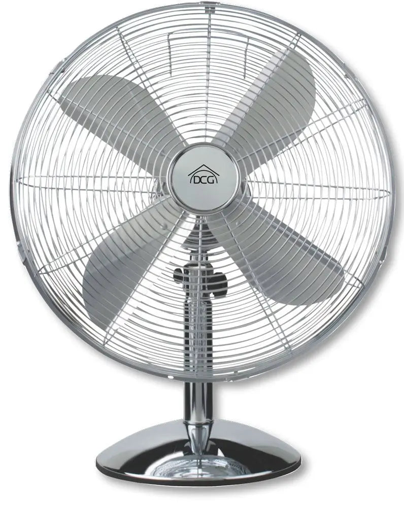 Tischventilator 40 cm verchromt