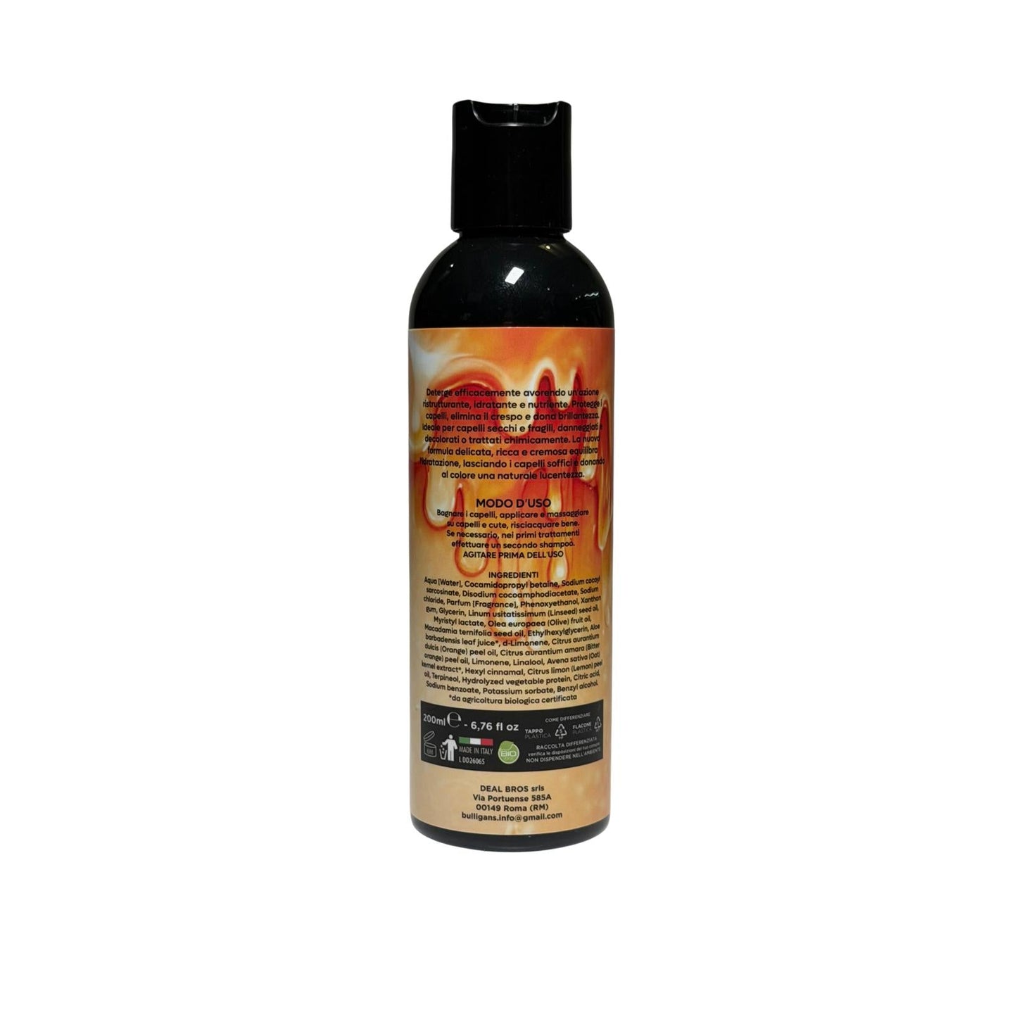 SHAMPOO PER CAPELLI ALLA CHERATINA - profumazione intensa al mango