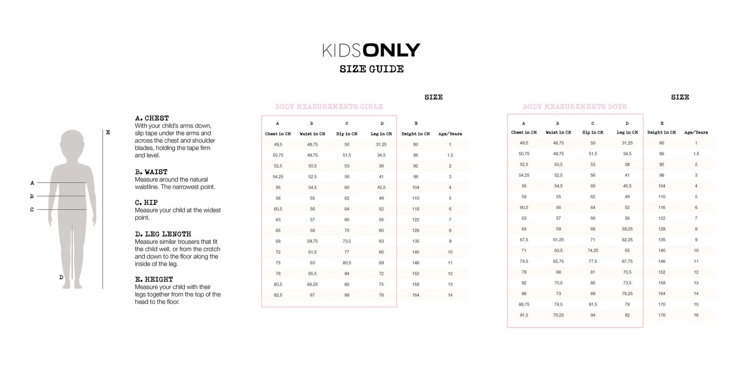 Only Camicia Ragazza KOGCOSMO 15368503 Celeste Manica Lunga Loose Fit - 8-14 Anni