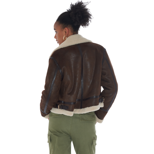 YES ZEE Giubbino Teddy 1450-J023 Moro Donna Corto