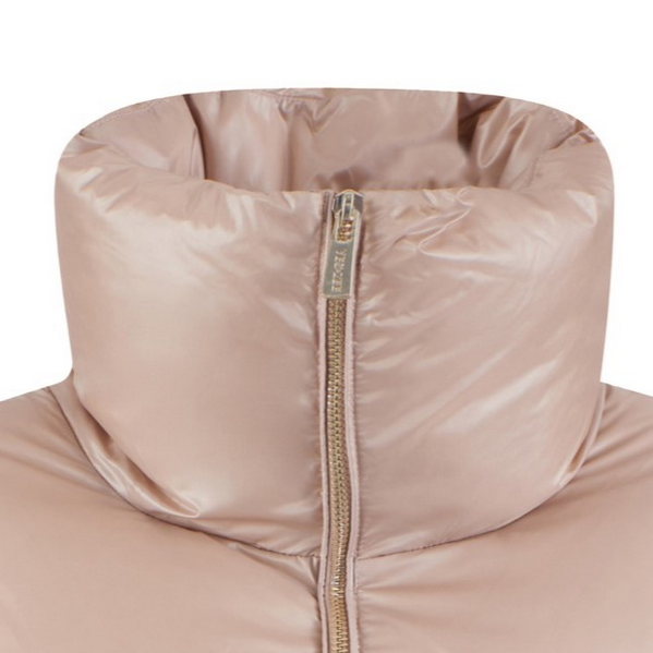 Yes Zee giubbotto corto da ragazza con collo alto J059/O1JJ 0260 beige rosato