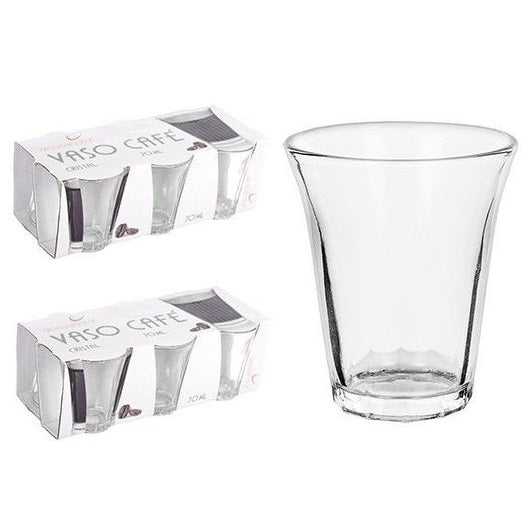 Set 12 Bicchieri Tazzine Per Caffè Espresso Vetro Trasparente Shot Cicchetti