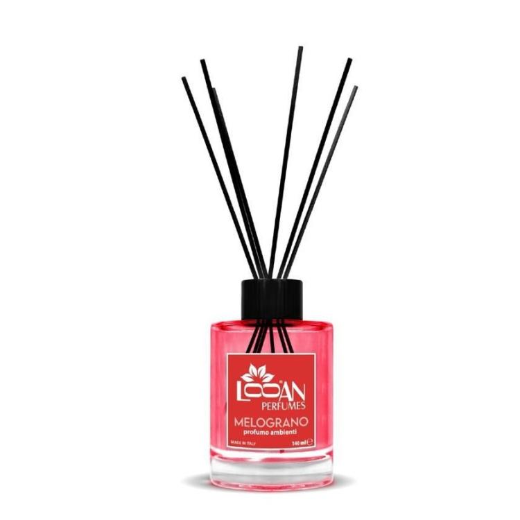 Looan Raumduft mit Holzstäbchen 140ml Duftdiffusor Granatapfel